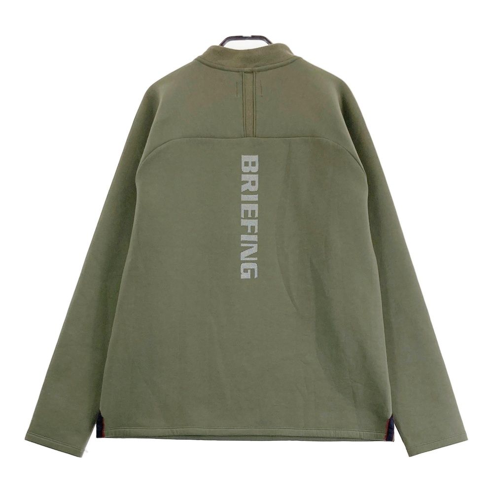 サイズ：L BRIEFING GOLF ブリーフィング ハーフジップスウェット