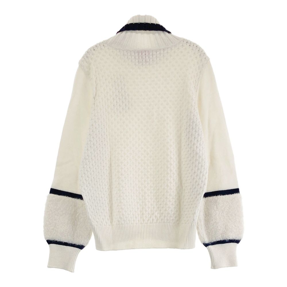 ARCHIVIO アルチビオ　ファー　ニット　タートルネック　セーター　ゴルフ サイズ：38 ARCHIVIO アルチビオ タートルネックニットセーター ウール