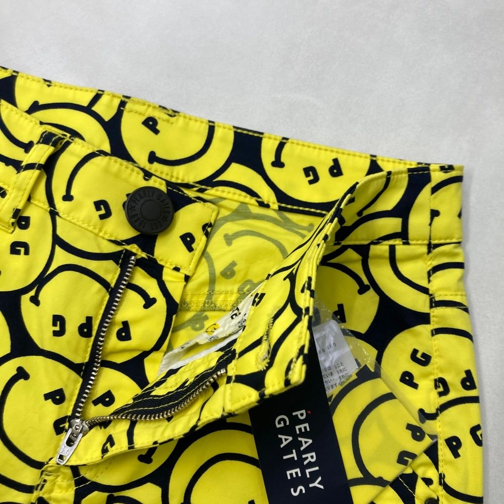 一度着用 パーリーゲイツ 裏起毛 ニットスカート サイズ0 PEARLY