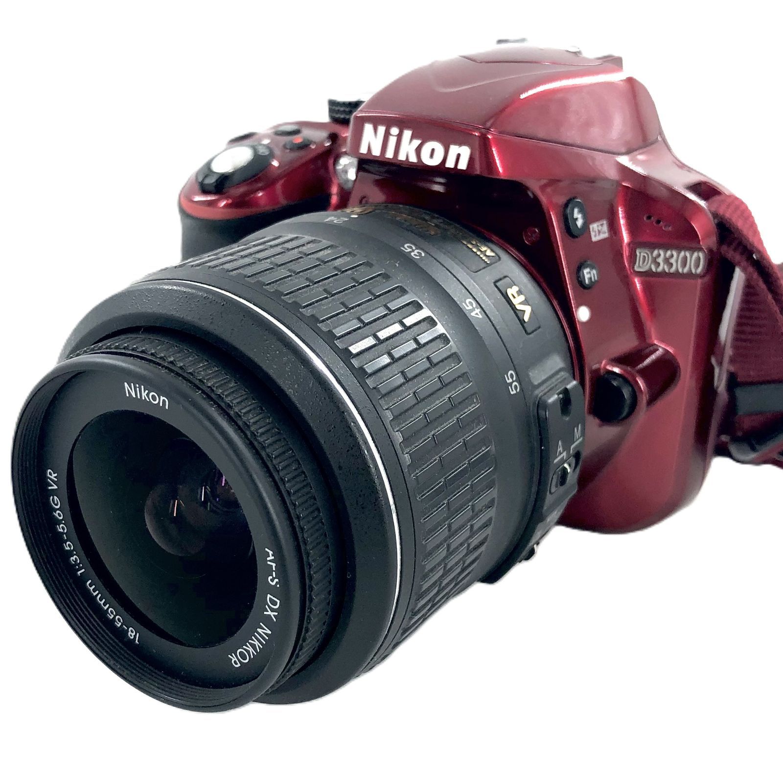 NIKON ニコン D3300 レンズ 18-55mm 1:3.5-5.6 レッド デジタル一眼