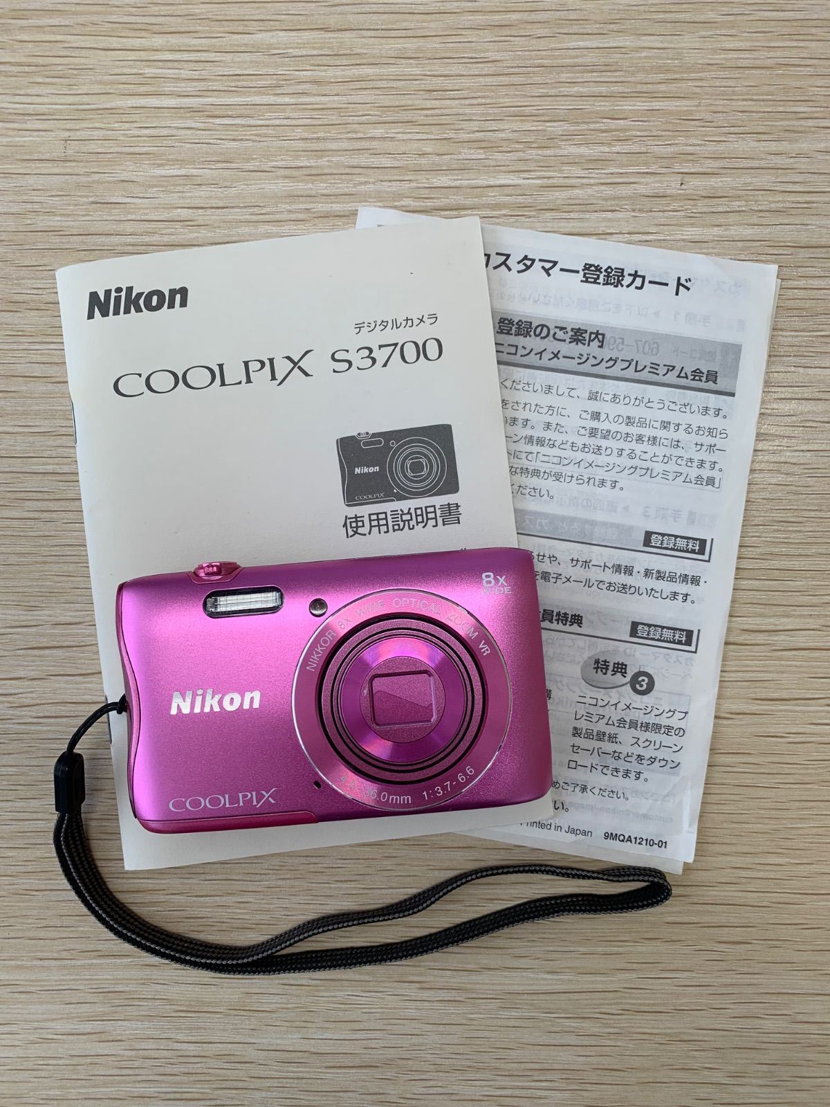 ジャンク品】Nikon COOLPIX S3700 ピンク A718① - メルカリ