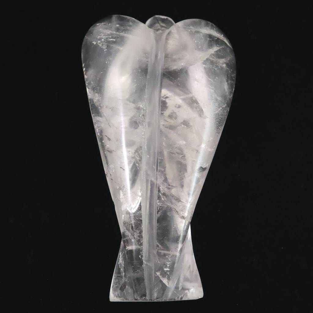  ヒマラヤ水晶 マニカラン産 80mm エンジェル 天使 置物 73 2ｇ 榎本通商65505 フラワーアレンジメント 置物 インテリア小物