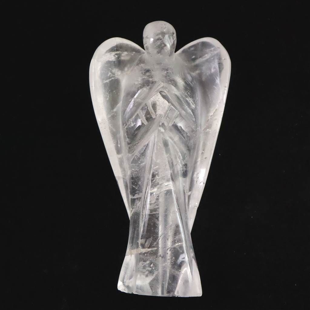 ヒマラヤ水晶 マニカラン産 80 mm エンジェル 天使 置物 73.2ｇ 榎本通商65505
