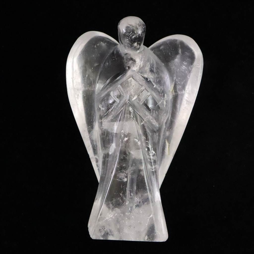 ヒマラヤ水晶 マニカラン産 77 mm エンジェル 天使 置物 85 6ｇ 榎本通商10400