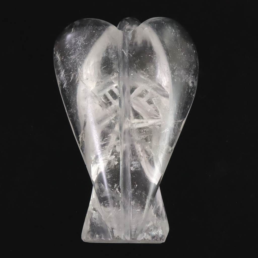  ヒマラヤ水晶 マニカラン産 77mm エンジェル 天使 置物 85 6ｇ 榎本通商10400 マスコット 置物 インテリア小物