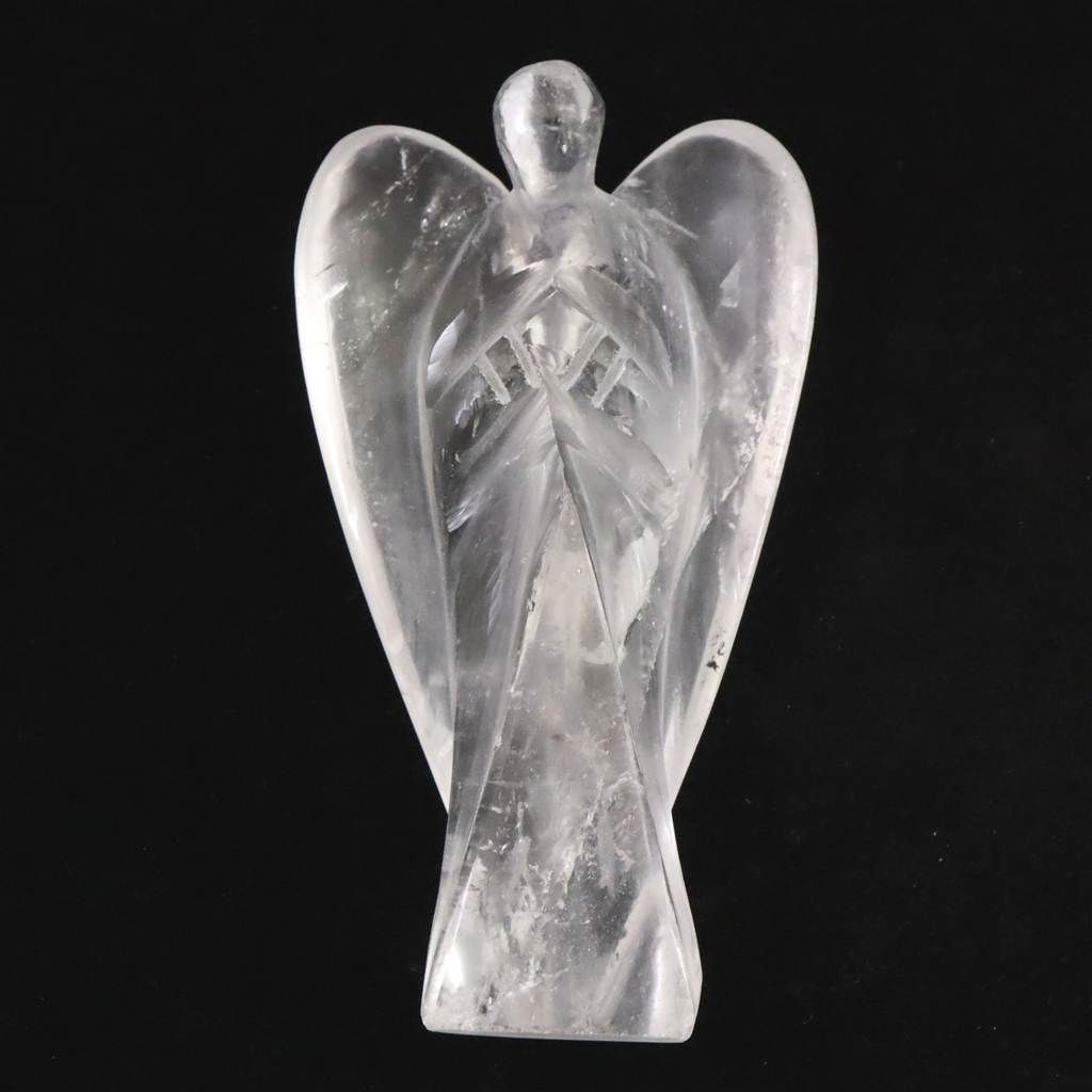ヒマラヤ水晶 マニカラン産 76 mm エンジェル 天使 置物 57 6ｇ 榎本通商92890