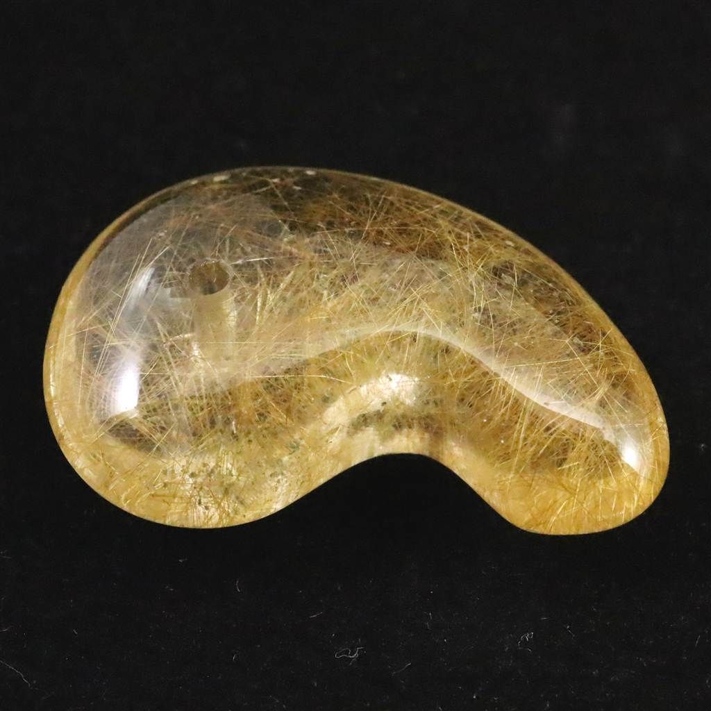 水晶 34mm勾玉