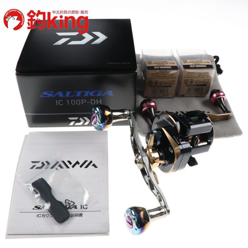 ダイワ ソルティガ IC 100P-DH リブレ クランク120付 /Z247M 極上品