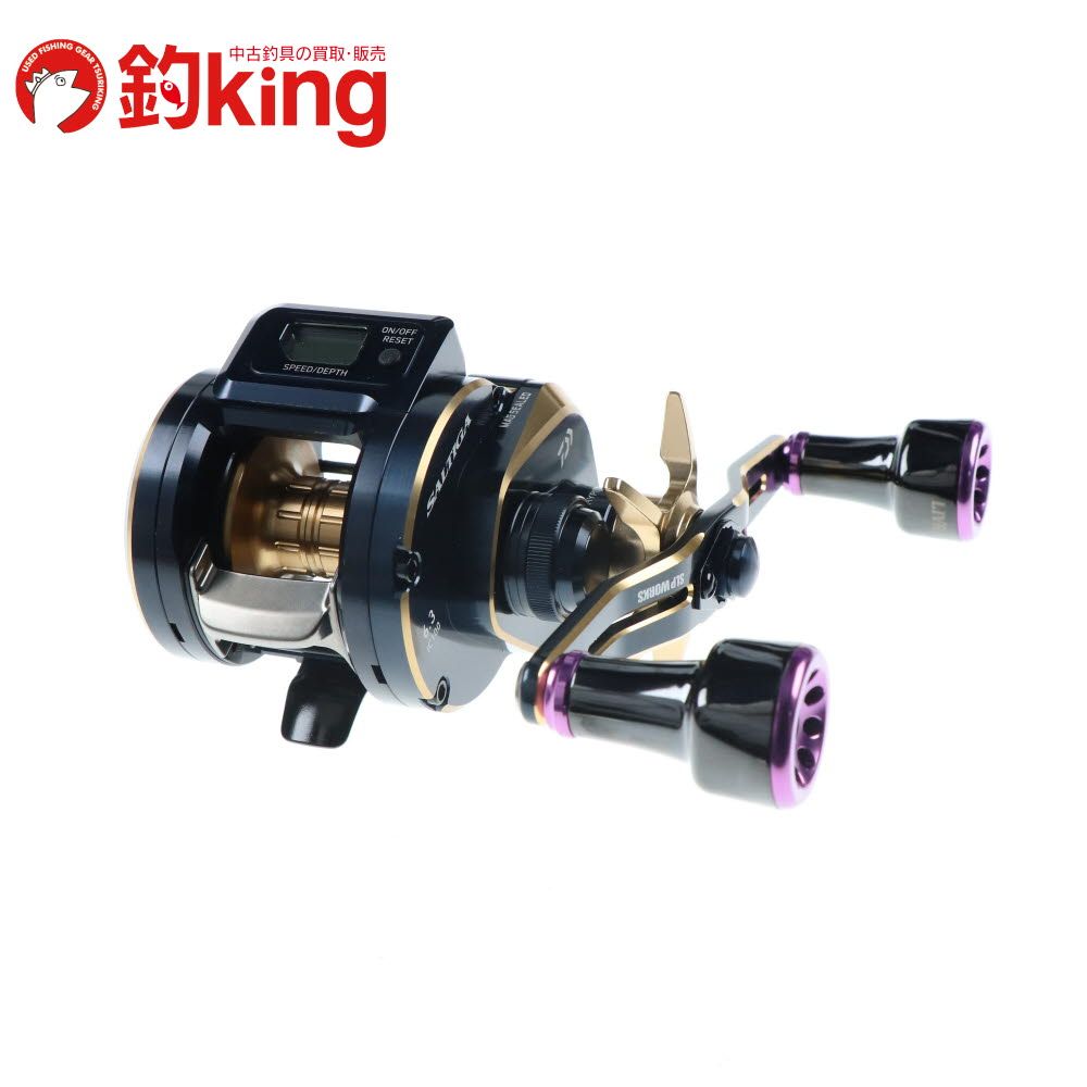 ダイワ ソルティガ IC 100 SLPワークス 130mmハンドル、リブレノブ付き