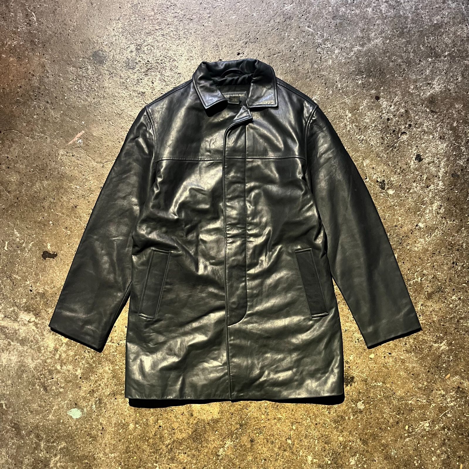 BANANA REPUBLIC レザーカーコート バナナリパブリック ハーフコート