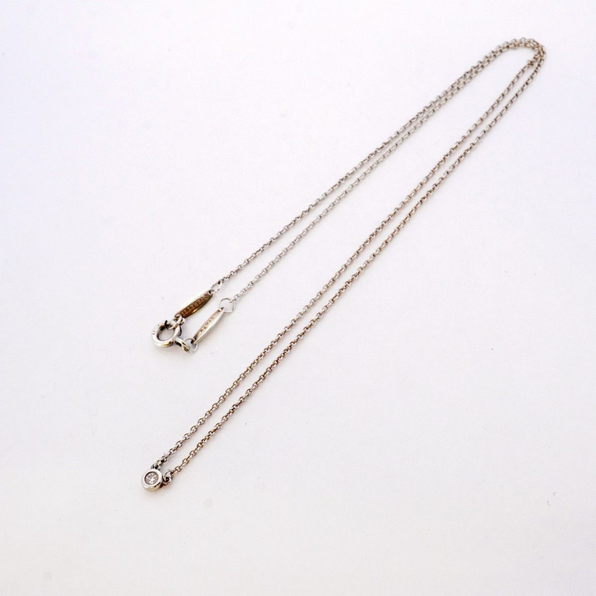 5job0326】ティファニー ネックレス バイザヤード 1PD シルバー925