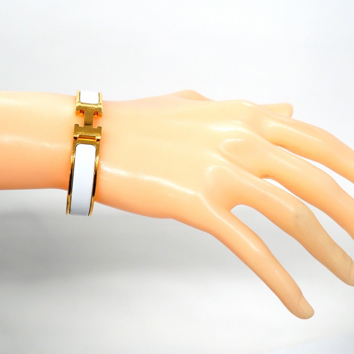 5job0340】エルメス バングル クリッククラックPM GPメッキ ゴールド