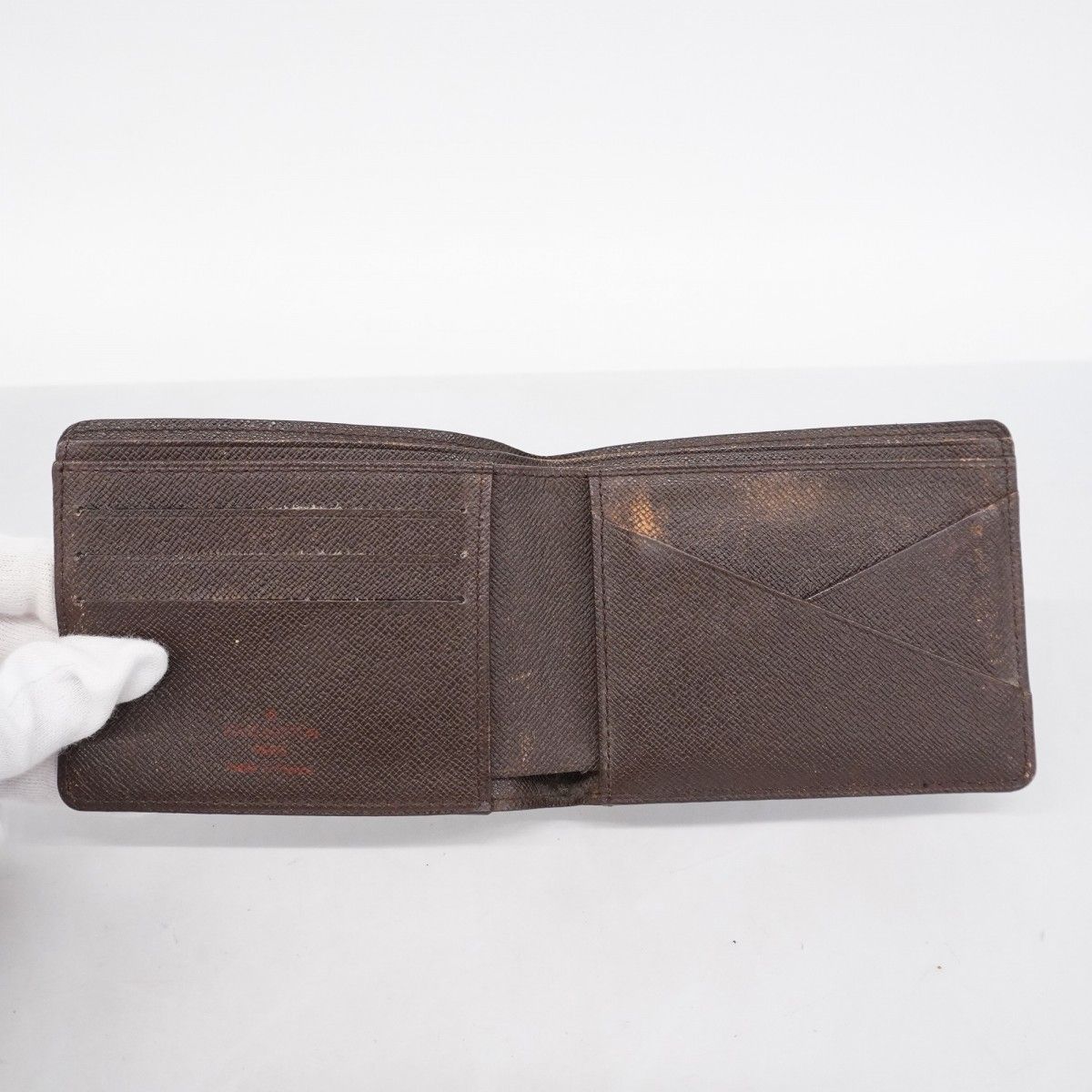 5od4318】ルイヴィトン 札入れ ダミエ ポルトフォイユミュルティプル