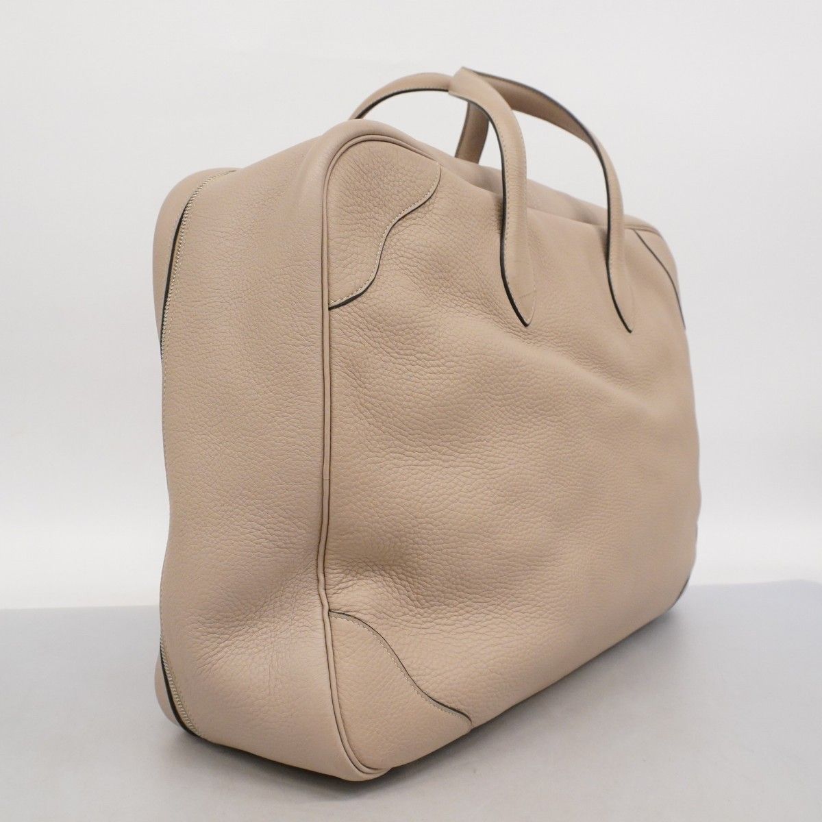 5 od 4367 エルメス ボストンバッグ ヴィクトリア50 トリヨンクレマンス トレンチ シルバー金具 D刻印 メンズ レディース ユニセックス