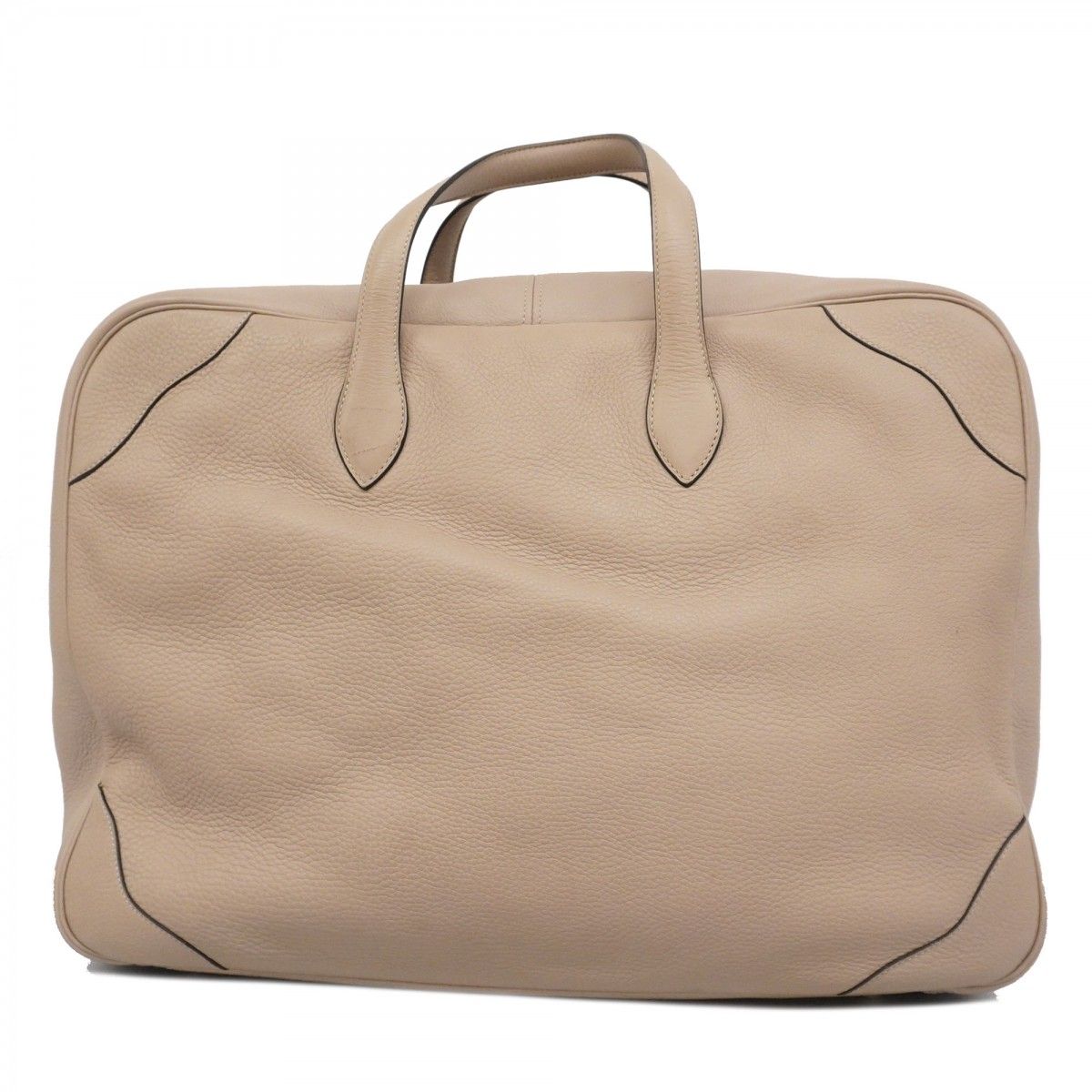 5 od 4367 エルメス ボストンバッグ ヴィクトリア50 トリヨンクレマンス トレンチ シルバー金具 D刻印 メンズ レディース ユニセックス