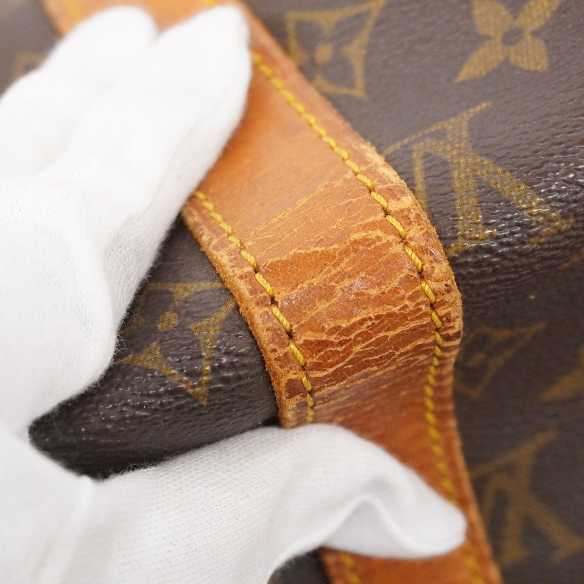  5 od 4378-h ルイヴィトン ボストンバッグ モノグラム キーポル45 M 41428 ブラウン メンズ レディース ユニセックス ボストンバッグ 旅行用バッグ バッグ