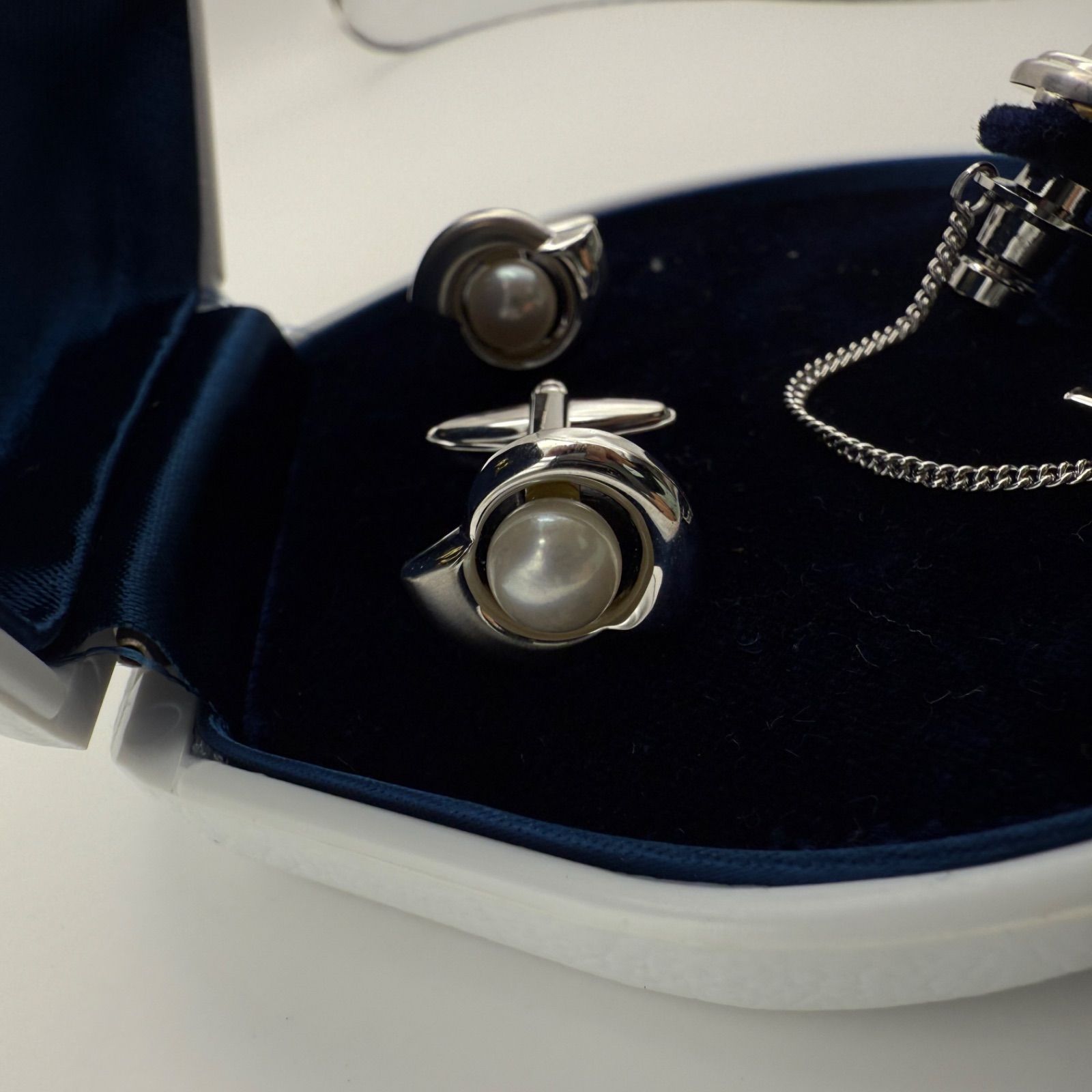 パール アクセサリー まとめ売り 7 パールアクセサリーまとめ売り（ネックレス／イヤリング／ケース付き