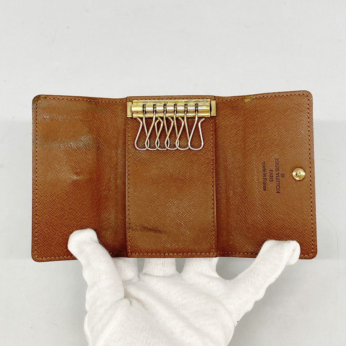  5 od 4436 ルイヴィトン キーケース モノグラム ミュルティクレ6 M 62630 ブラウン メンズ レディース ユニセックス キーケース 小物