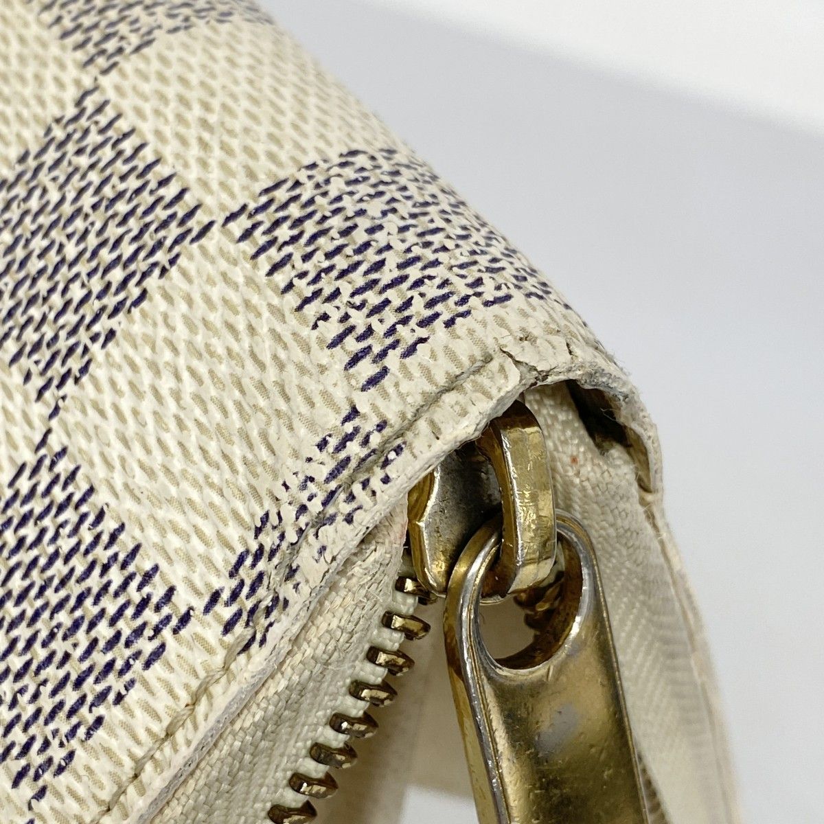 5od4531】ルイヴィトン 長財布 ダミエ・アズール ジッピーウォレット