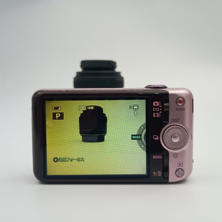 ピンク コンパクトデジタルカメラ