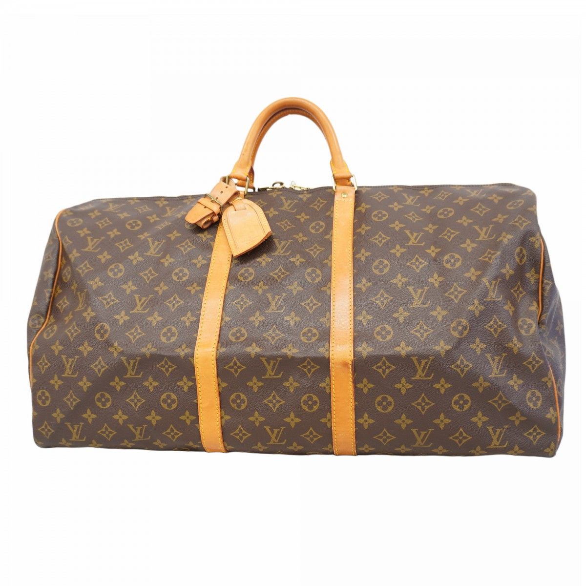 5 od 4566 ルイヴィトン ボストンバッグ モノグラム キーポル60 M 41422 ブラウン メンズ レディース ユニセックス