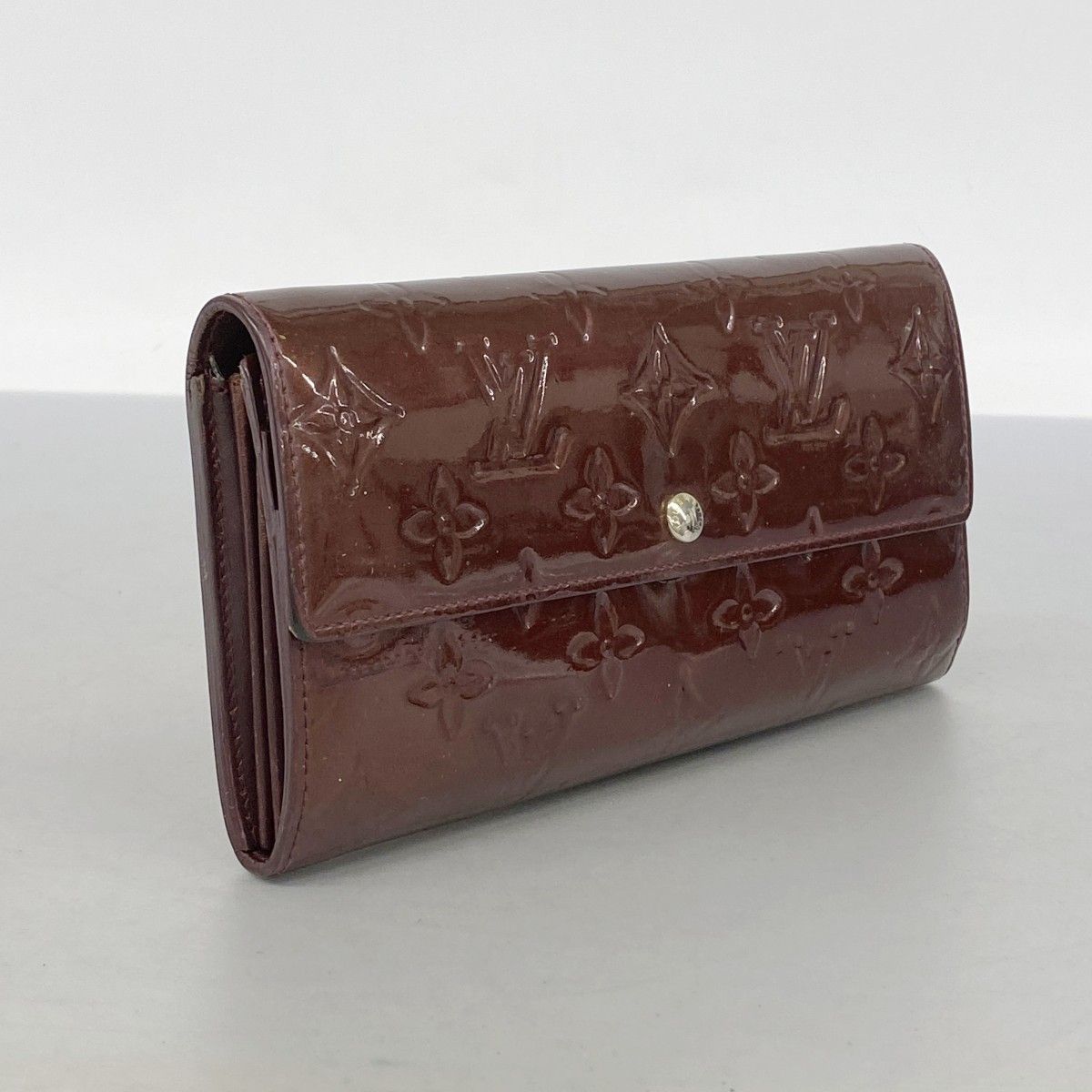 5od4571-h】ルイヴィトン 長財布 ヴェルニ ポルトフォイユサラ M91521