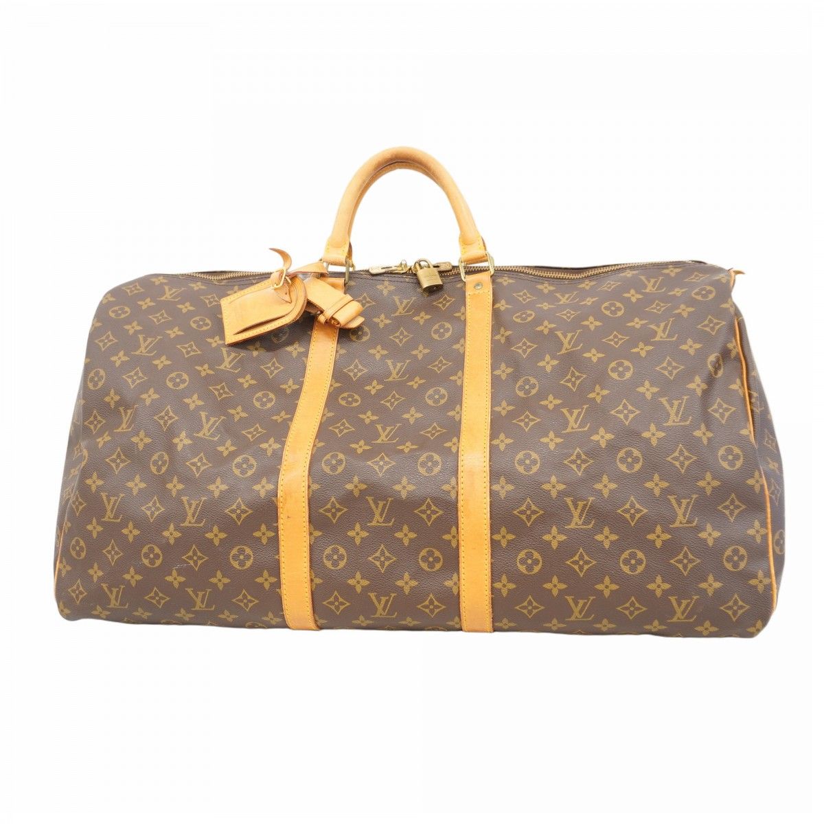 5 od 4597 ルイヴィトン ボストンバッグ モノグラム キーポル60 M 41422 ブラウン メンズ レディース ユニセックス