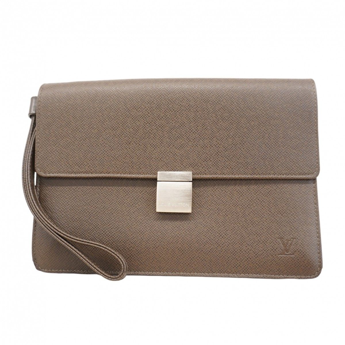 5 od 4605 ルイヴィトン クラッチバッグ タイガ セレンガ M 30788 グリズリ メンズ