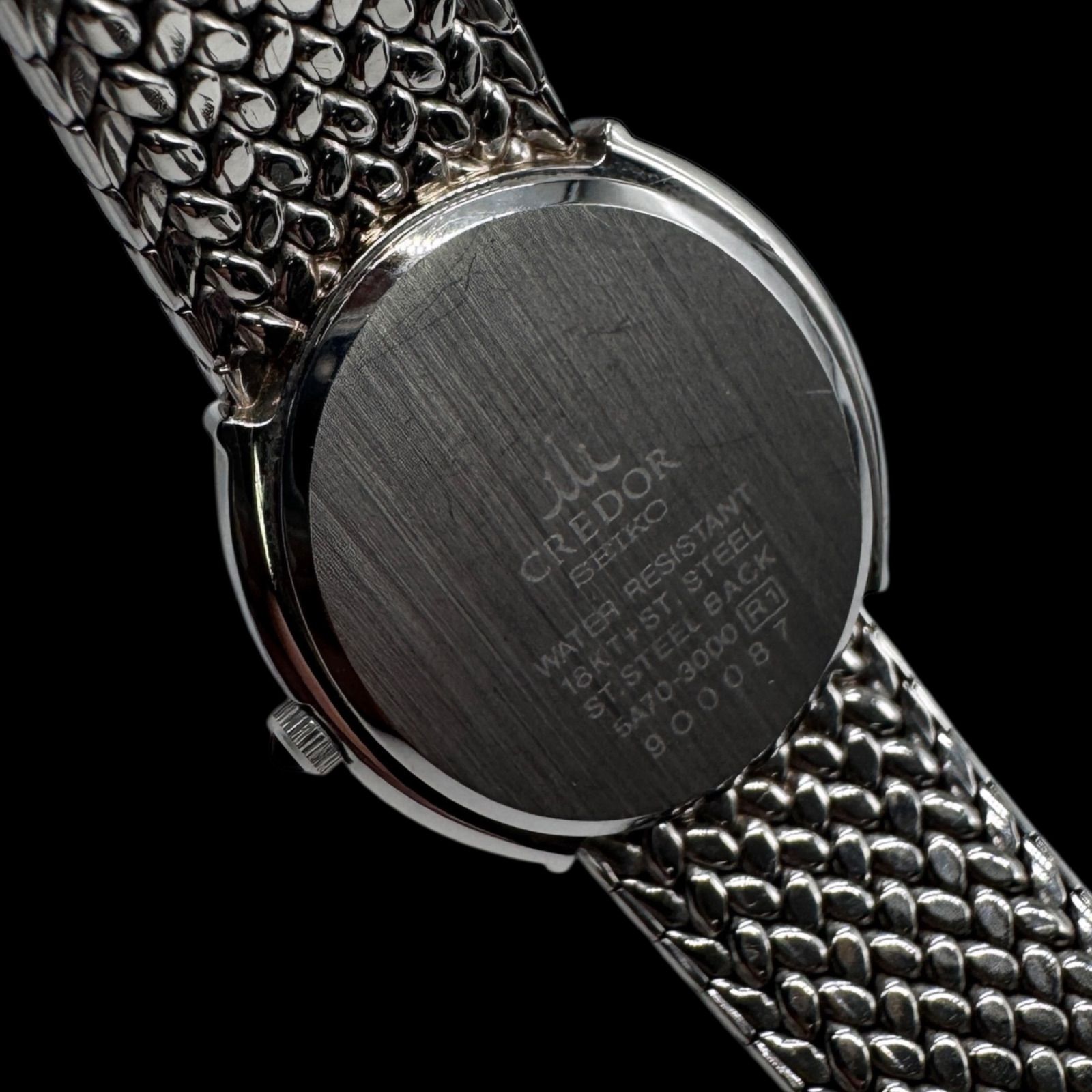 稼働 美品 SEIKO セイコー CREDOR クレドール 18KT SS ダイヤモンド