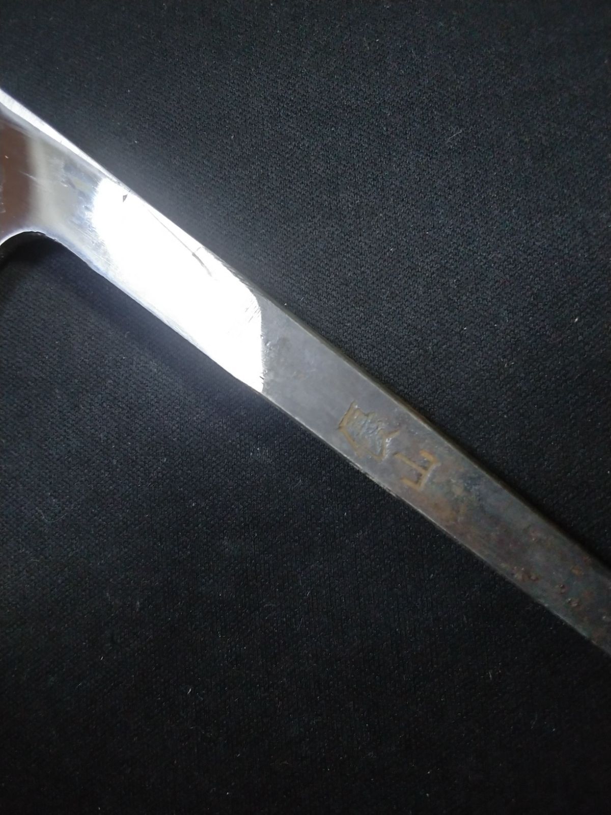 城山刃物製作所(堺業務用刃物メーカー直売)六寸出刃 白二鋼 両鏡面