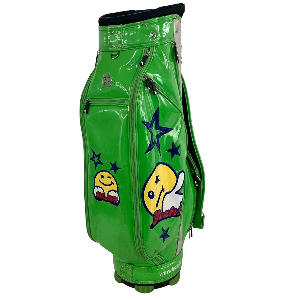 WINWIN STYLE POPSTYLE キャディバッグ ゴルフバッグ 中古 Y10652148