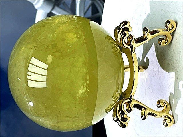 AAA級【金運UP】☆天然シトリン丸玉B88D1/101D11B - メルカリ