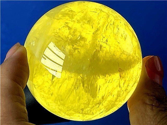 AAA級【金運UP】☆天然シトリン丸玉B88D1/101D11B - メルカリ