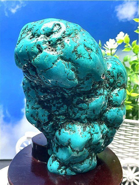 約：3135g 超綺麗ターコイズ（トルコ石）原石B88J3/286J03B - メルカリ