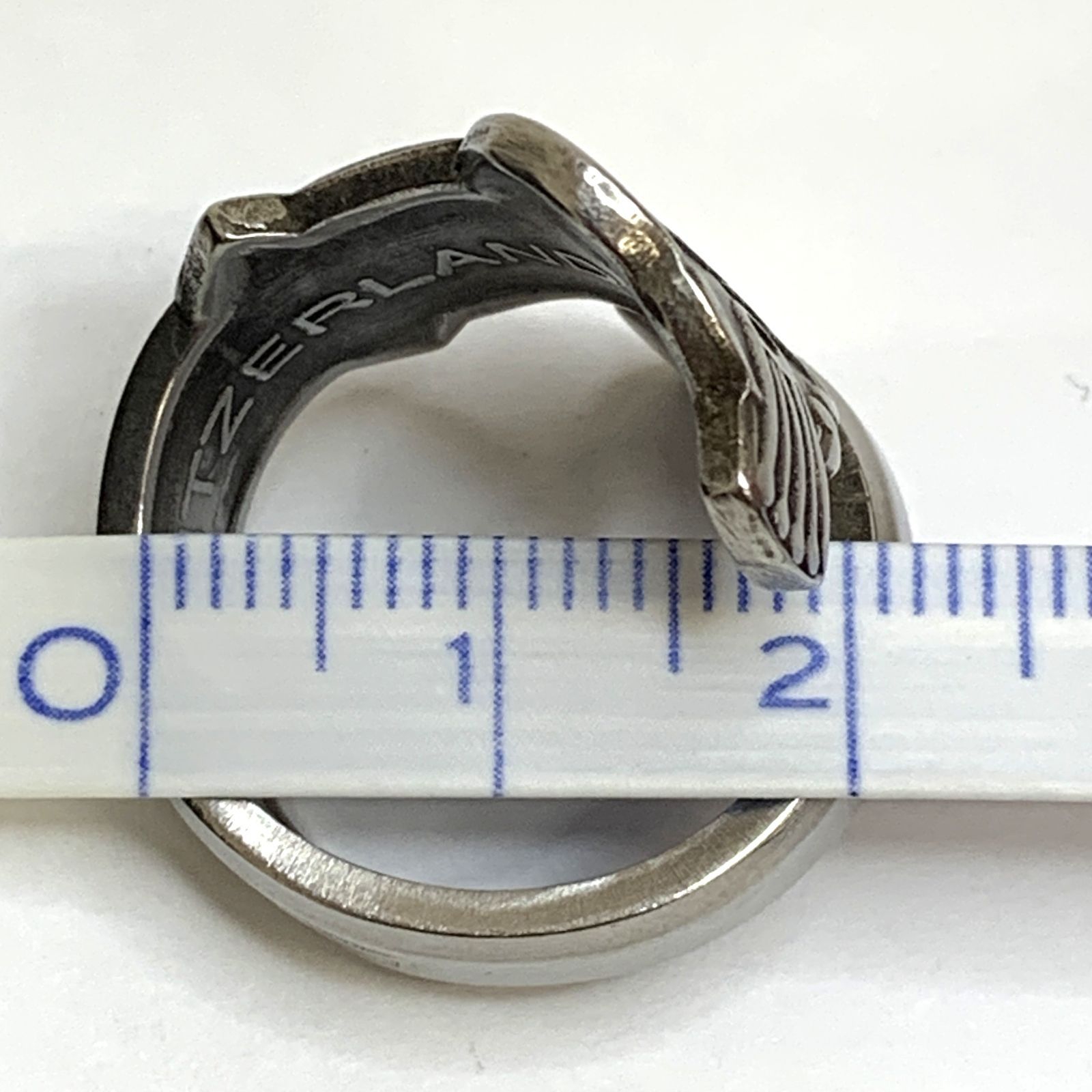 中古品】ROLEX スプーンリング 薔薇 ロレックス バラ リング 指輪 