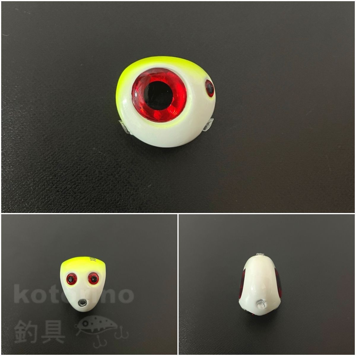 タイラバ ヘッド 60g セット 3色 夜光 グロー 鯛ラバ 遊動式 誘導式