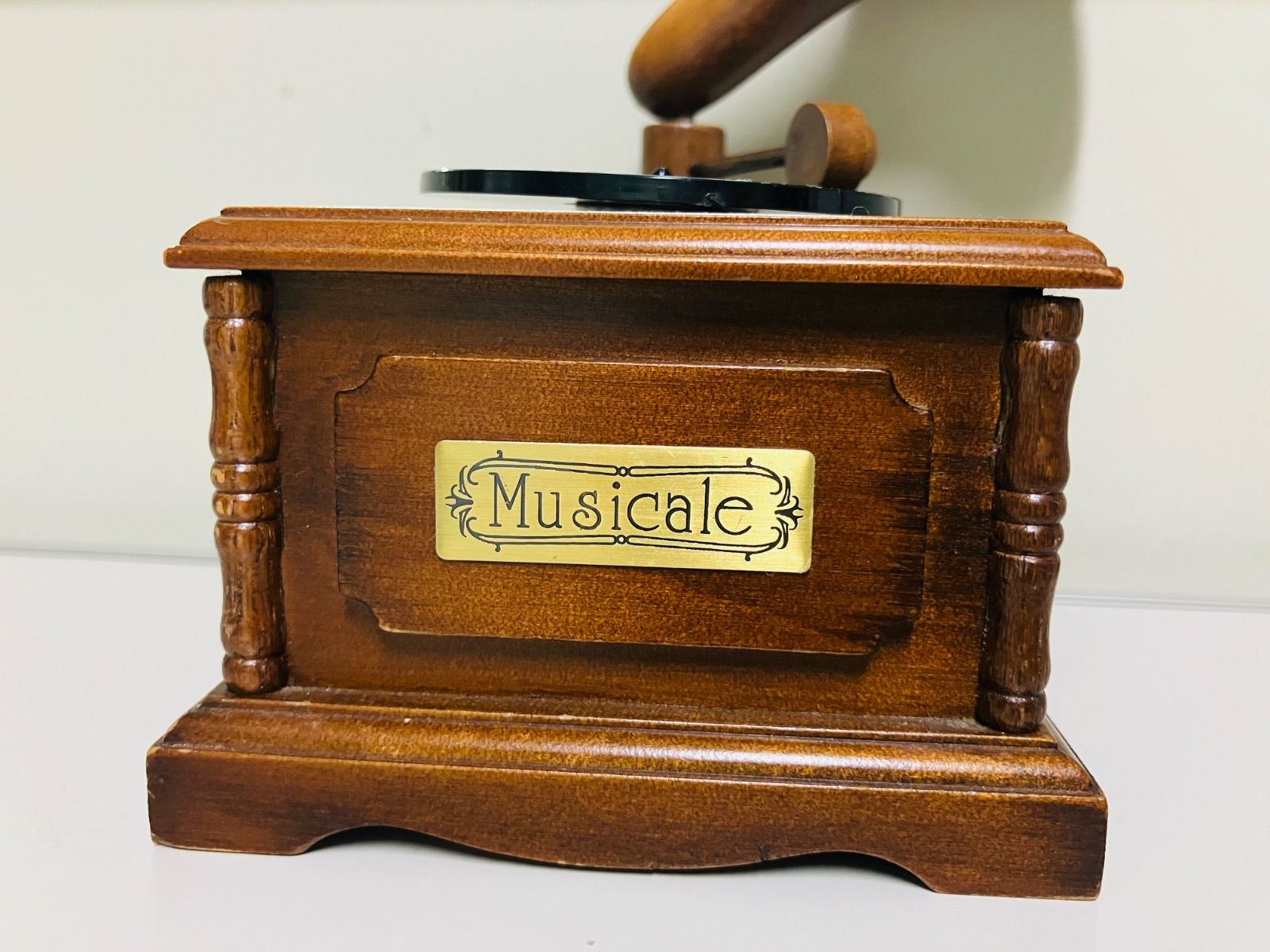 木製 アンティーク オルゴール サンキョー - メルカリ