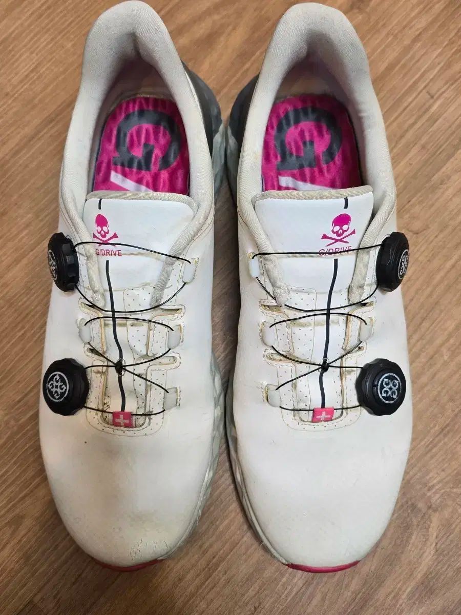 ジッポー G DRIVE ゴルフシューズ 白 メンズ