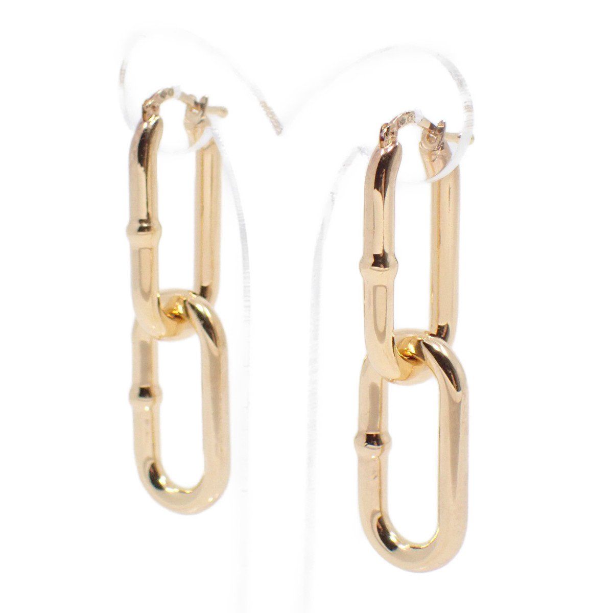 【美品】現行　ボッテガヴェネタ　リンク　チェーン　ピアス　ゴールド BOTTEGA VENETA ボッテガヴェネタ チェーンリンク フープピアス