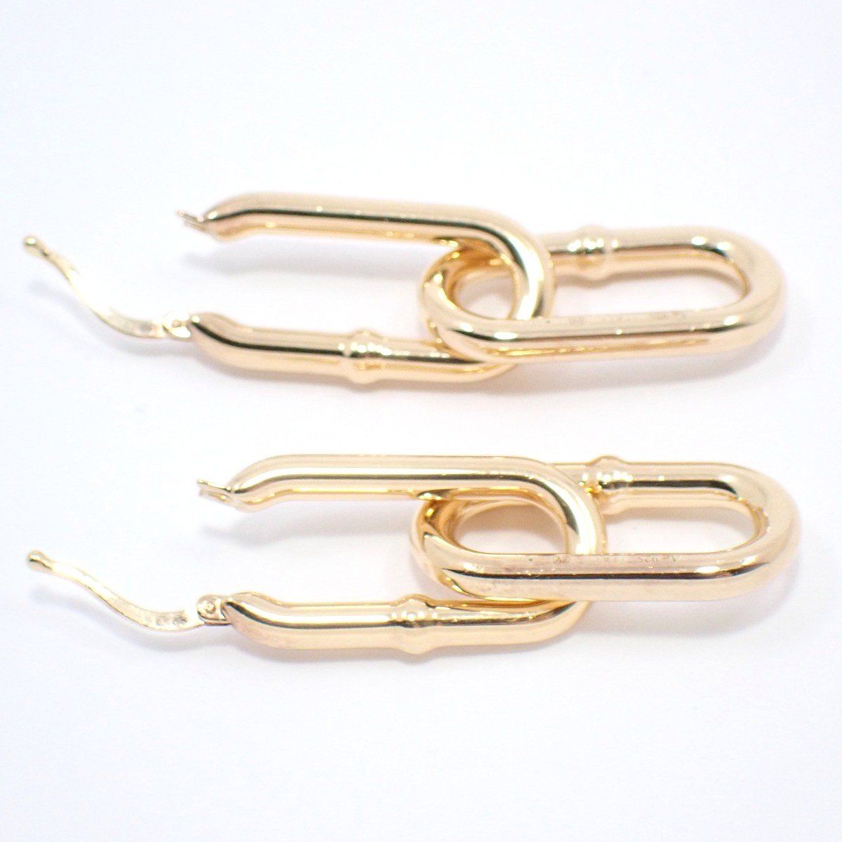 BOTTEGA VENETA ボッテガヴェネタ チェーンリンク フープピアス