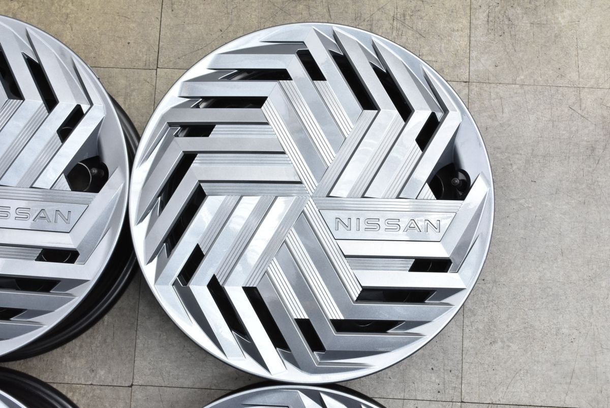  新車外し品 ニッサン E 13 ノート 16 in 5 J 50 PCD 100 4本セット キューブ マーチ 流用 ノーマル戻し スタッドレス用に 16インチ ホイール