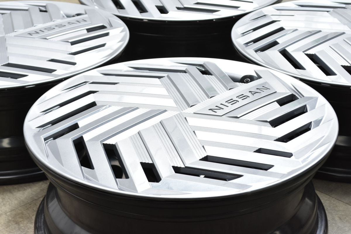 新車外し品 ニッサン E 13 ノート 16 in 5 J 50 PCD 100 4本セット キューブ マーチ 流用 ノーマル戻し スタッドレス用に