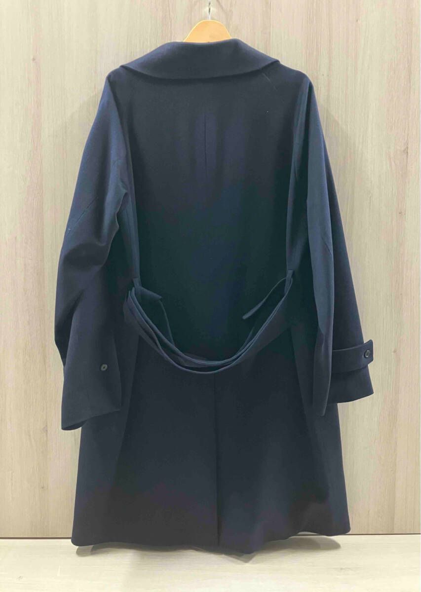 SHIPS カシミヤ ロングコート XLサイズ ネイビー シップス