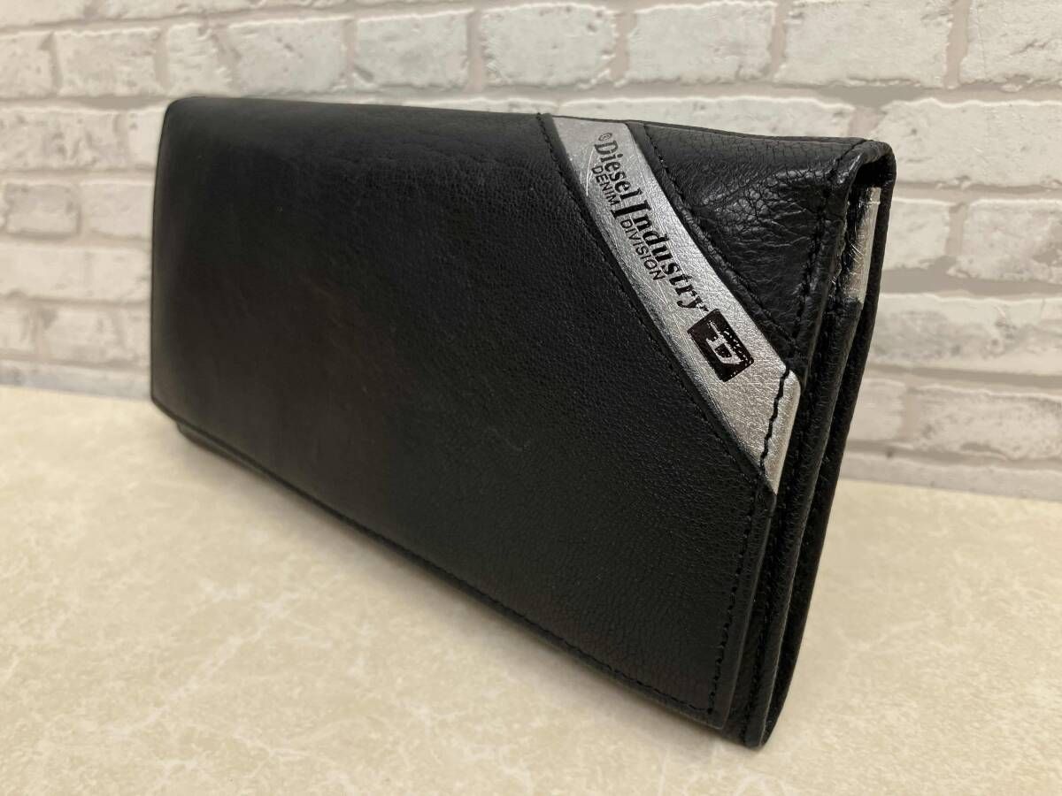 DIESEL DENIM DIVISION 長財布 ブラック　箱あり DIESEL ディーゼル DENIM DIVISION 長財布 ブラック 黒 カード 札入れ