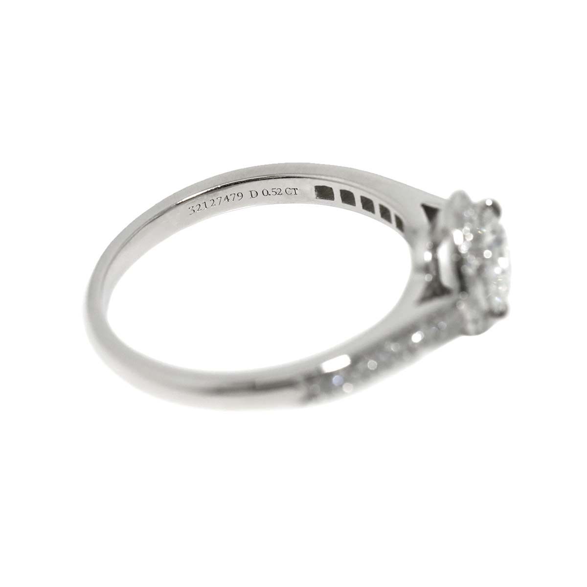ティファニー TIFFANY&CO. ソレスト ダイヤ 0.52ct G/VVS2/3EX 10号 