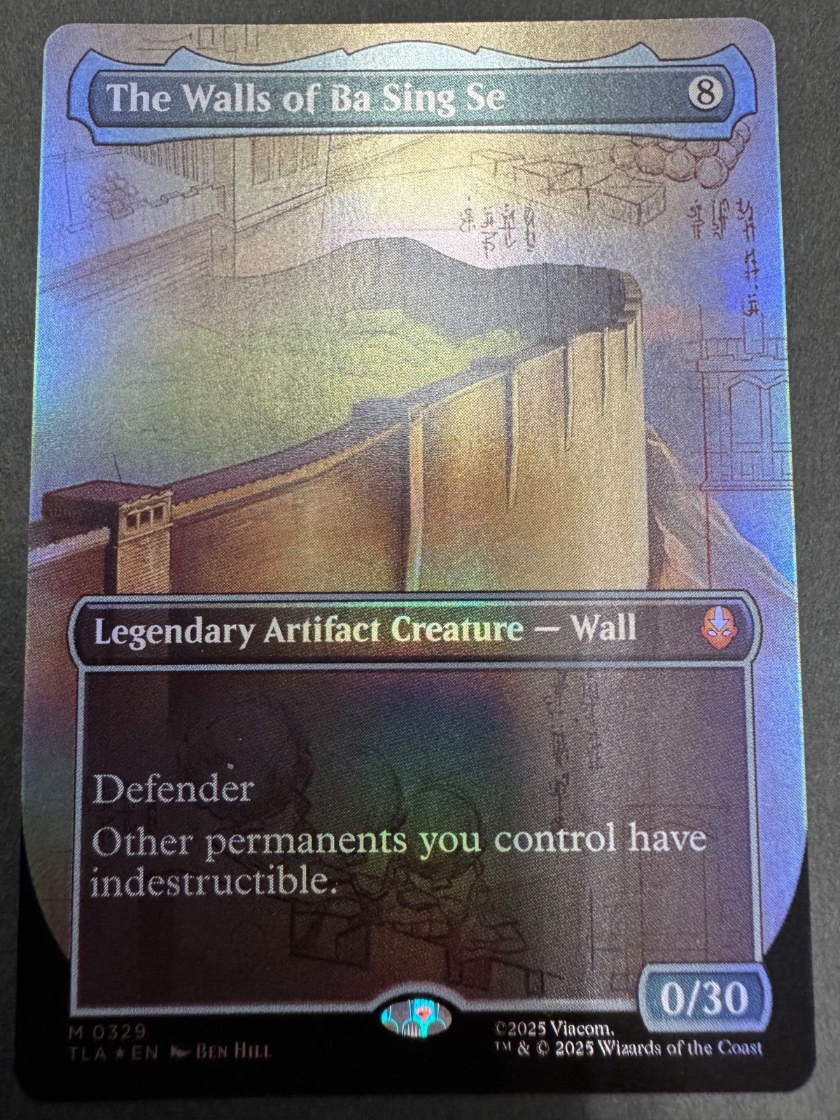 MTG バーシンセーの城壁 英語 foil ボーダーレス TLA アバター - メルカリ