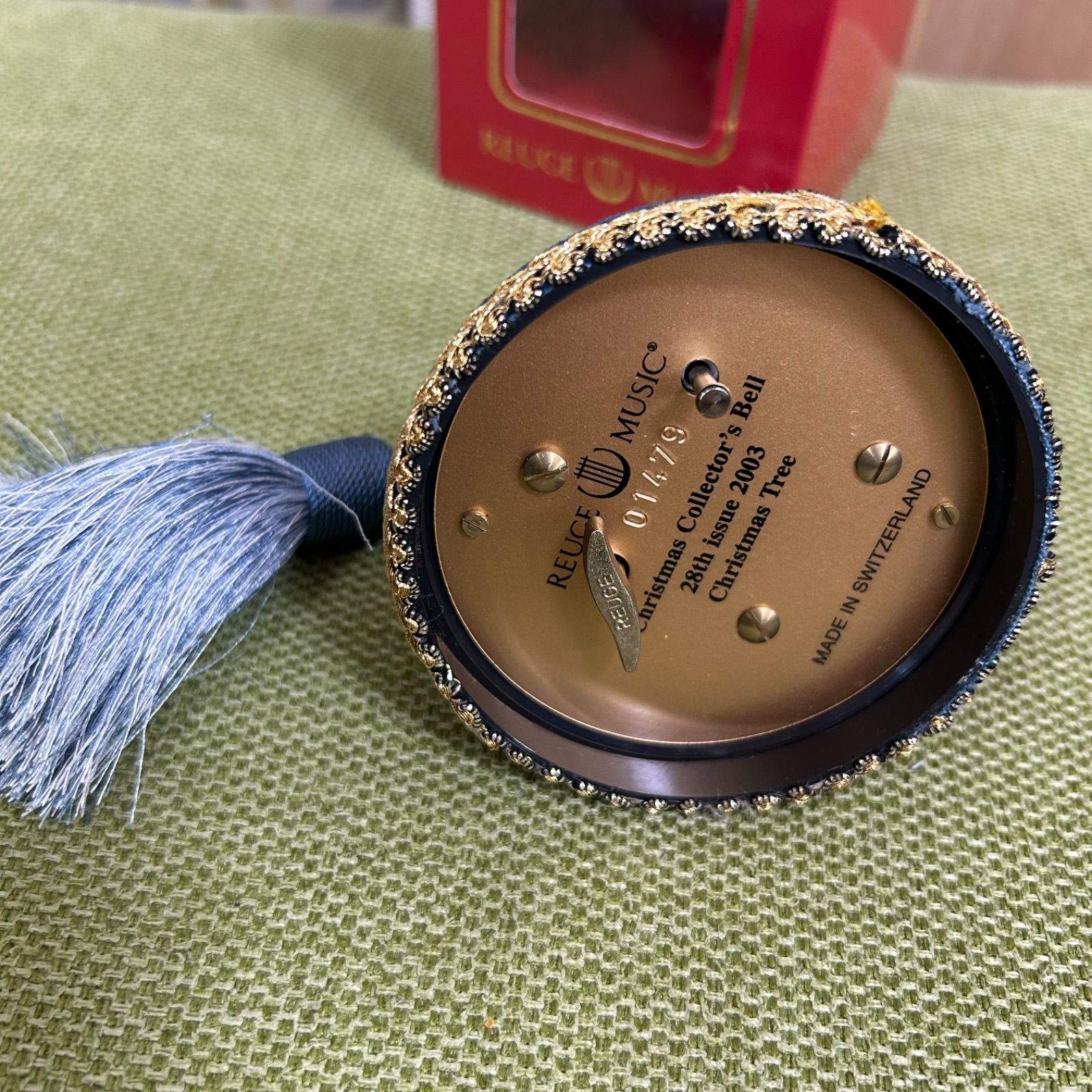 【稼働】リュージュ オルゴールベル 2003 クリスマスコレクターズ|1511| リュージュクリスマスコレクターズベル オルゴール 2003 もみの木