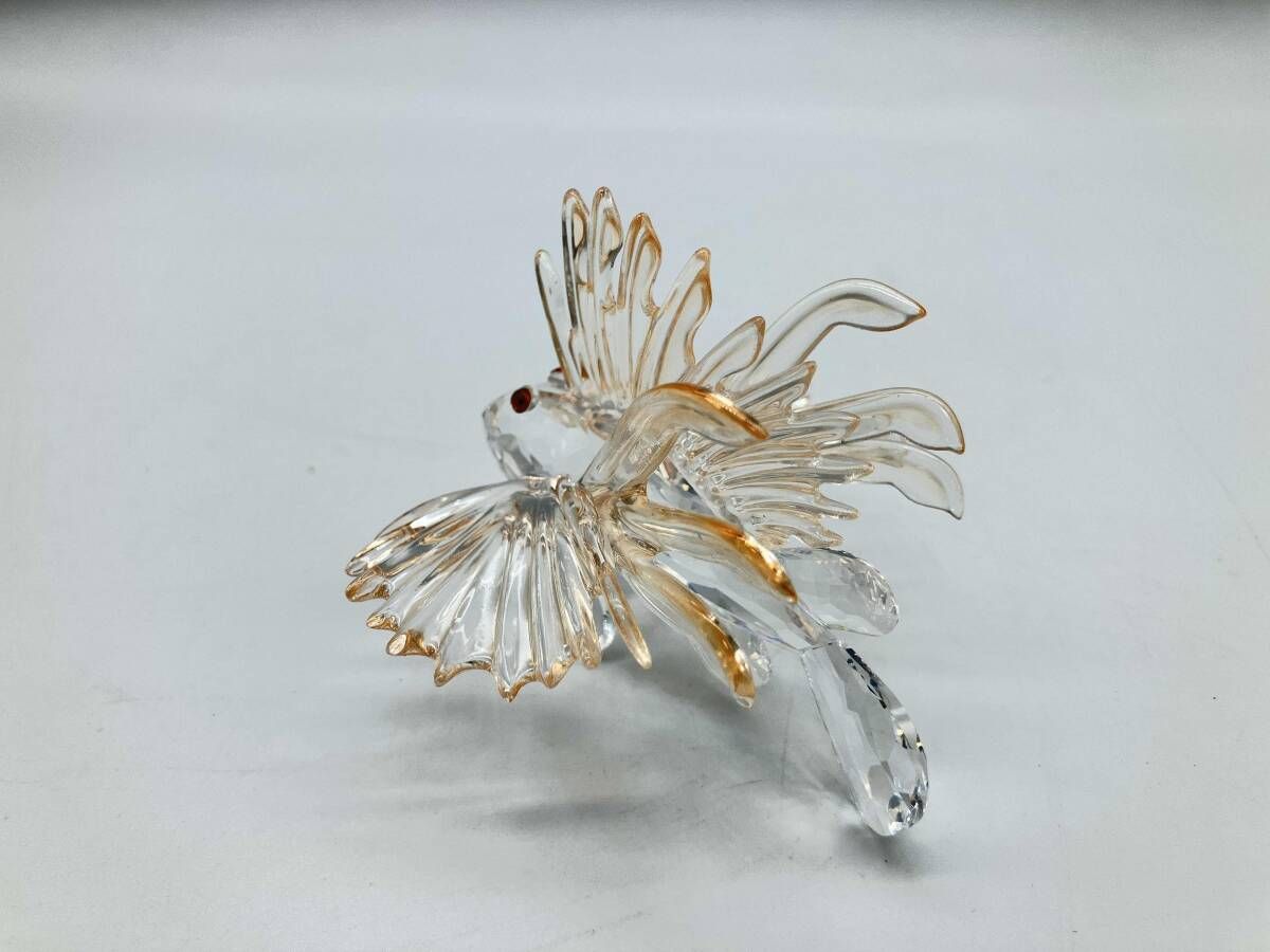 SWAROVSKI スワロフスキー ライオンフィッシュ クリスタル 置物 - メルカリ