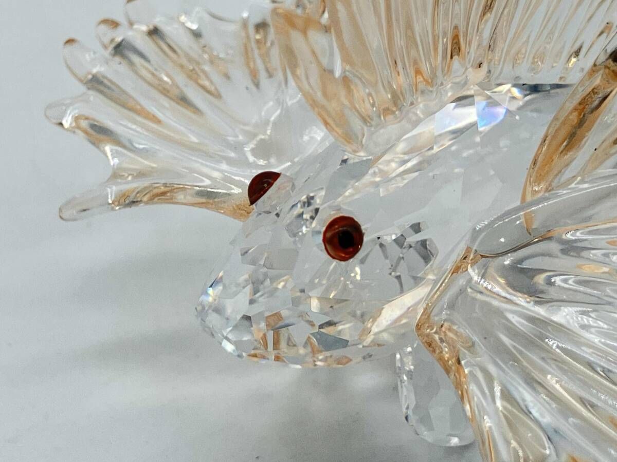 SWAROVSKI スワロフスキー ライオンフィッシュ クリスタル 置物 - メルカリ