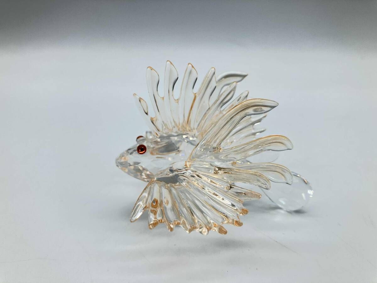 SWAROVSKI スワロフスキー ライオンフィッシュ クリスタル 置物 - メルカリ